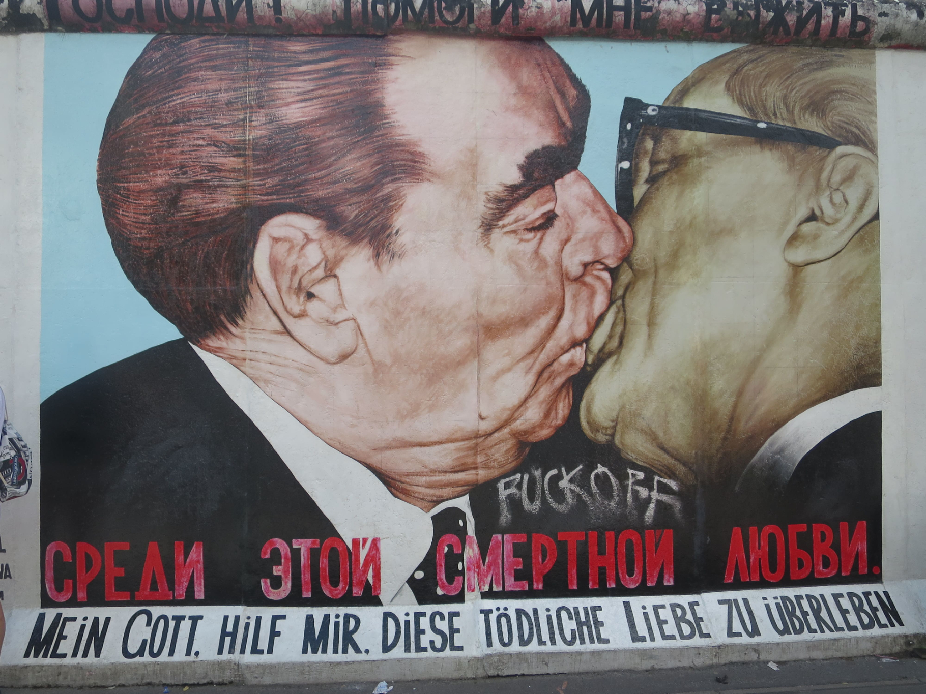 Entlang der East Side Gallery